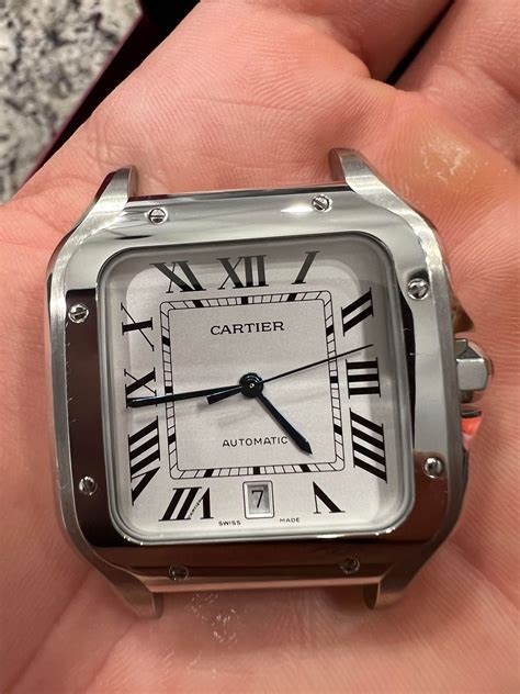 cartier 100 xl replica|cartier watch vs real.